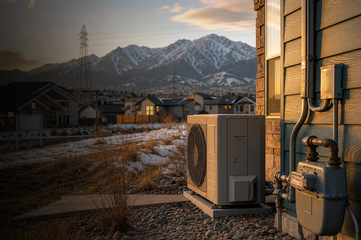 Colorado voters and homes illustrate a ballot fight over natural gas, electrification, and local climate policy.