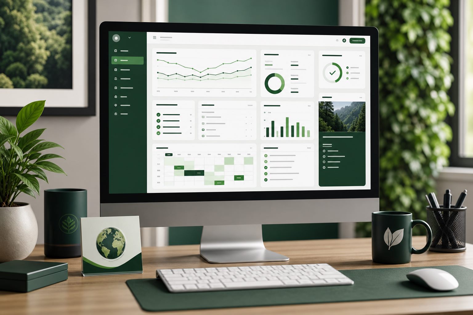 ACC-themed website care dashboard and support planning visuals
